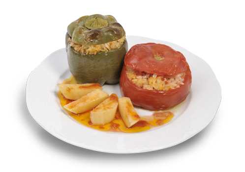 Gemista (Stuffed tomatoes and peppers)